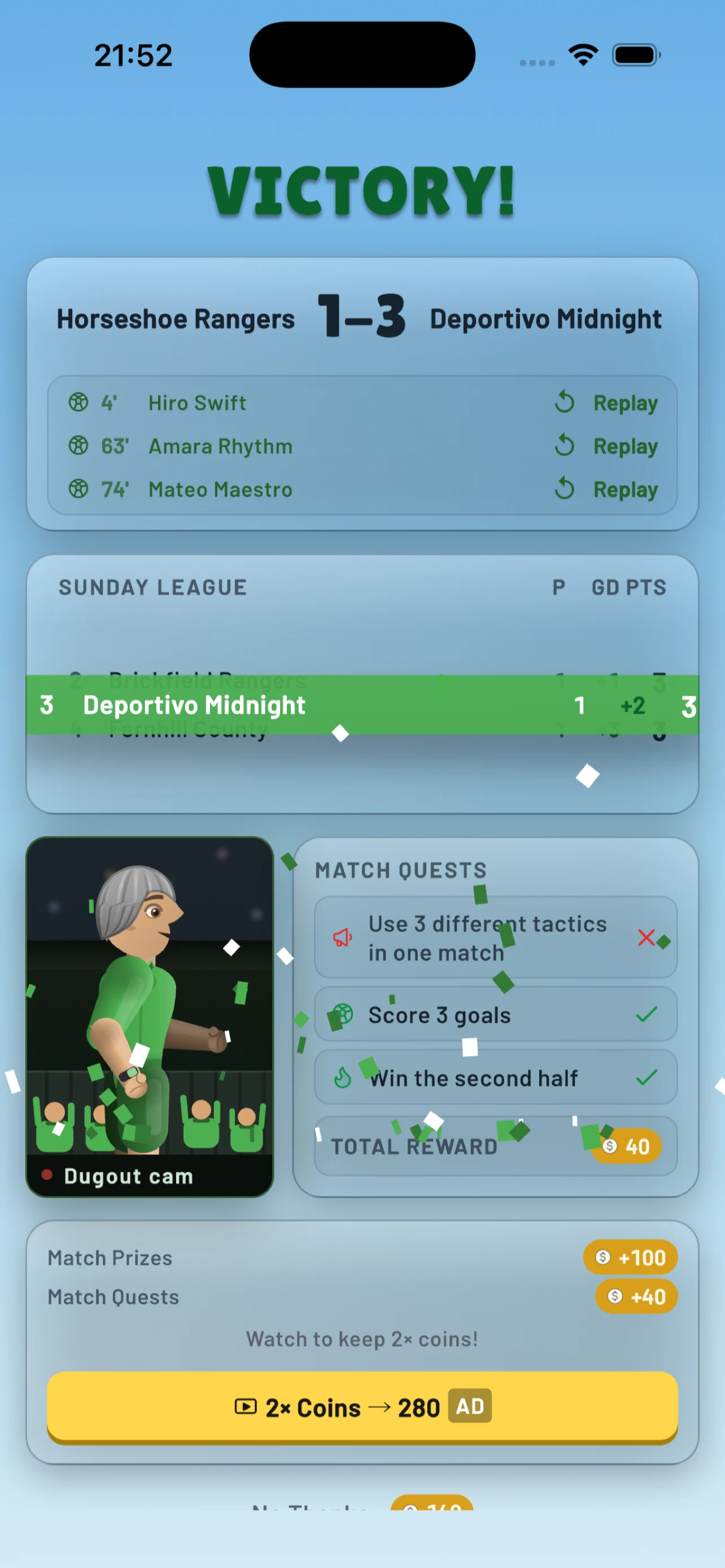 Merge Empire Soccer Manager screenshot