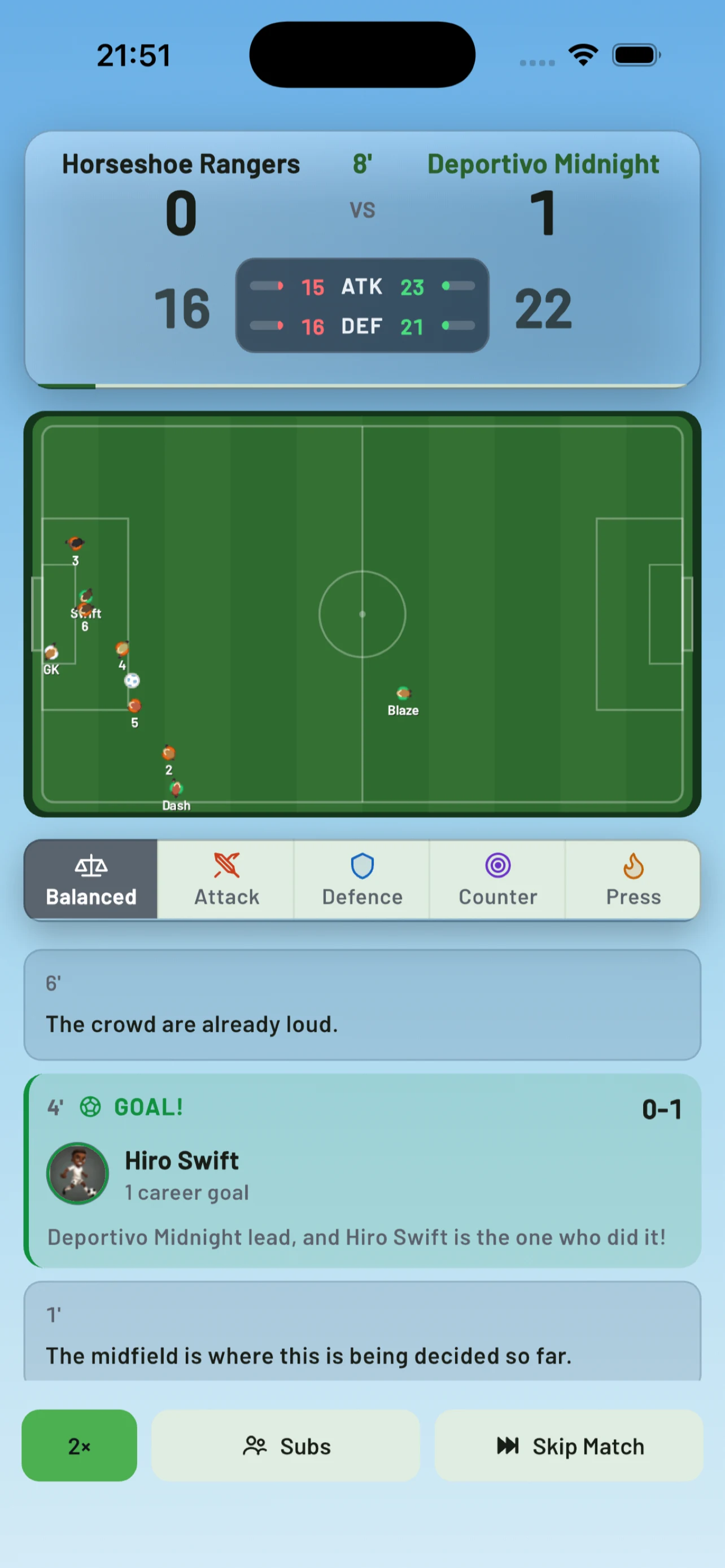Merge Empire Soccer Manager screenshot